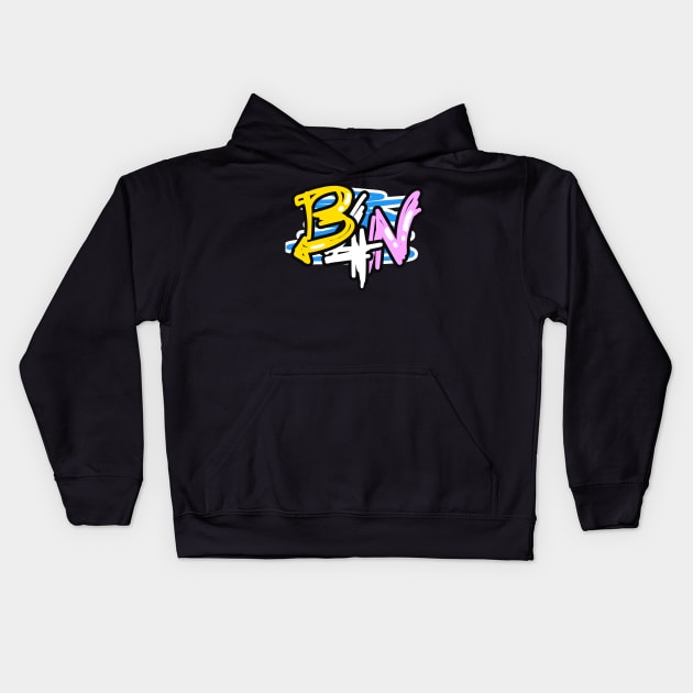By for now - B4N Kids Hoodie by Grafititee